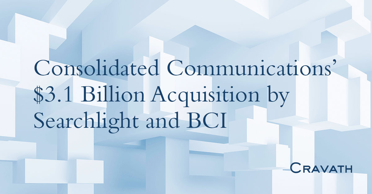 Consolidated Communications’ 3.1 Billion Acquisition by Searchlight